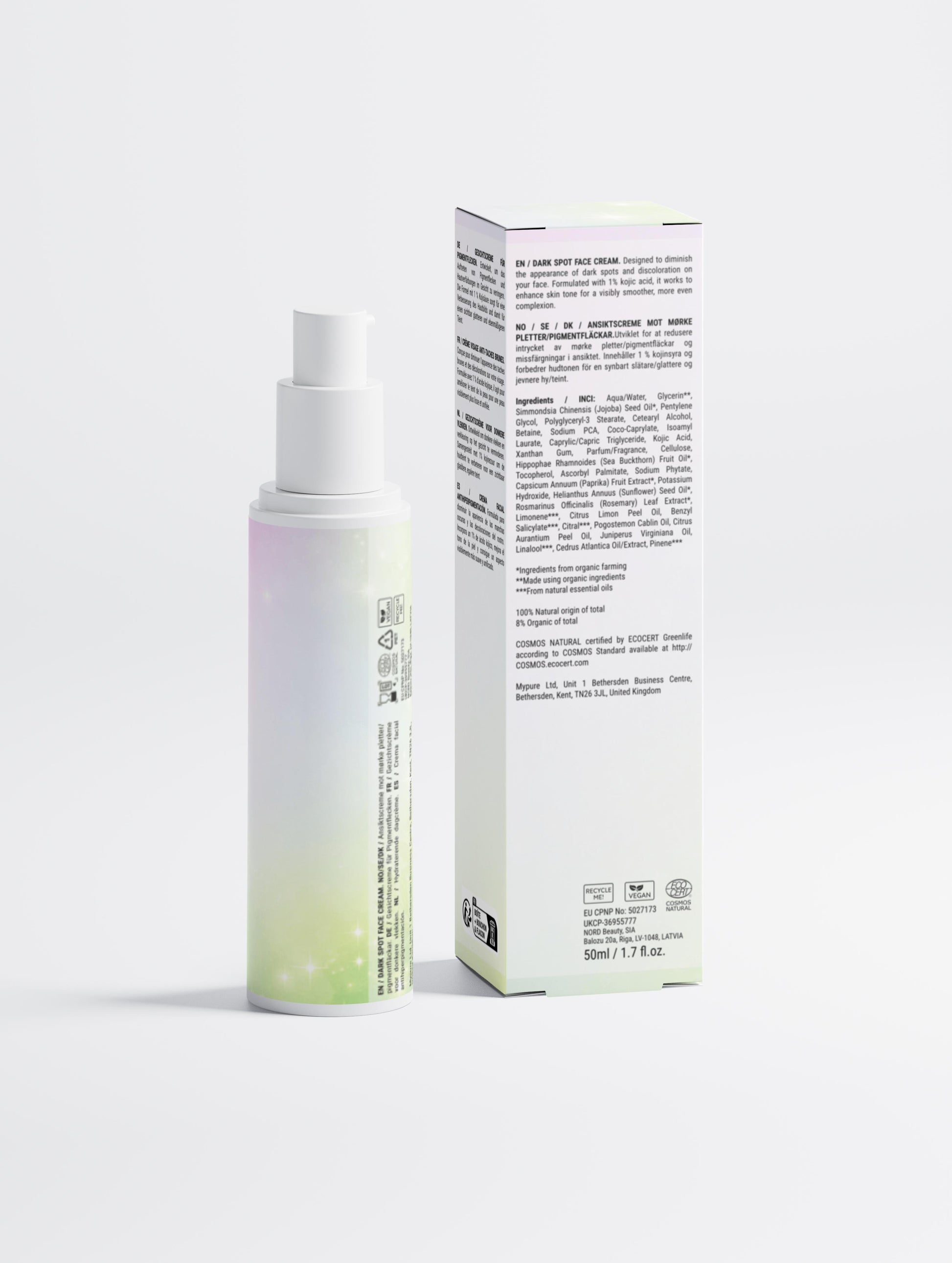 Dark Spot Face Cream with Kojic Acid