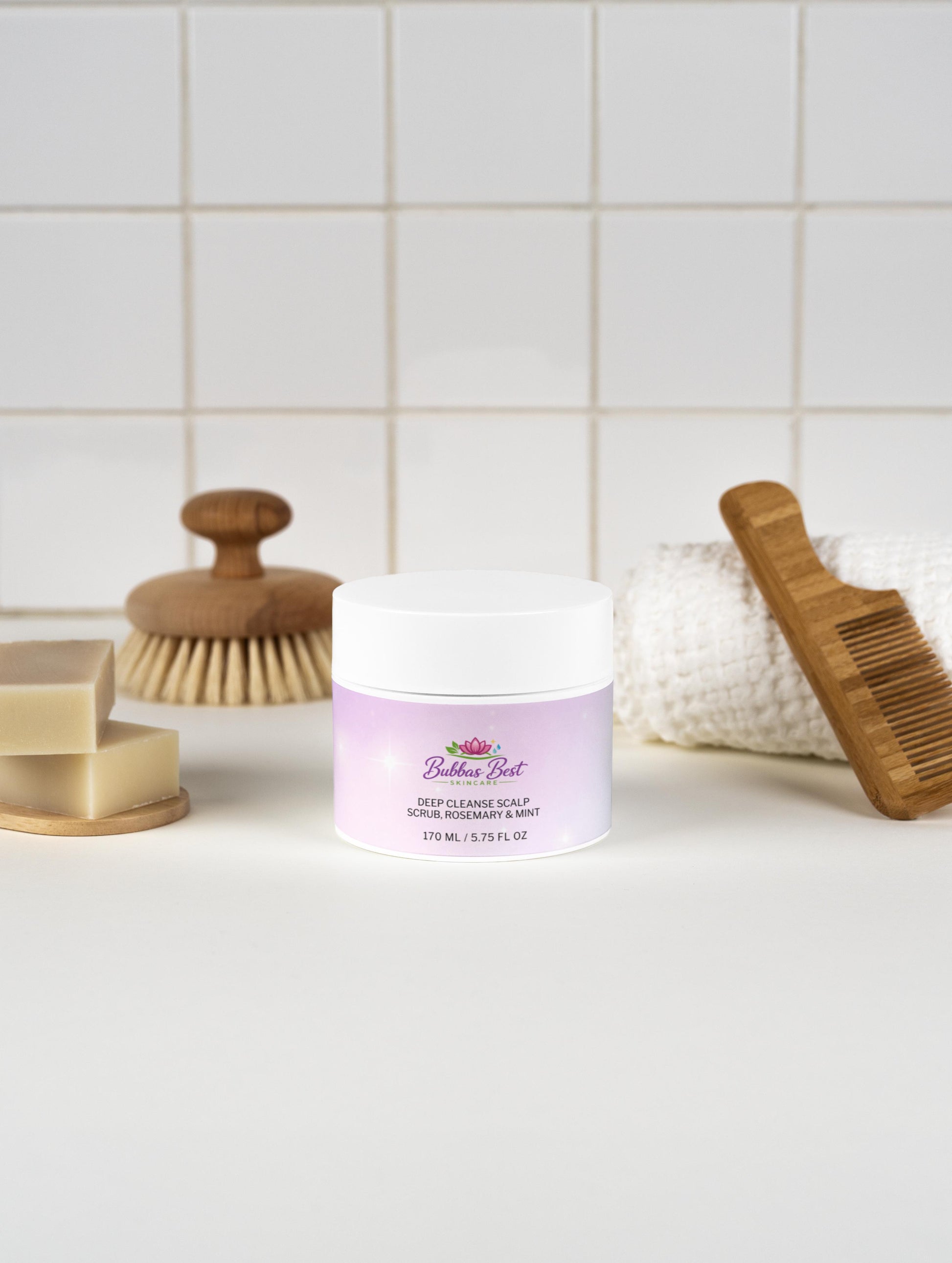 Deep Cleanse Scalp Scrub, Rosemary & Mint