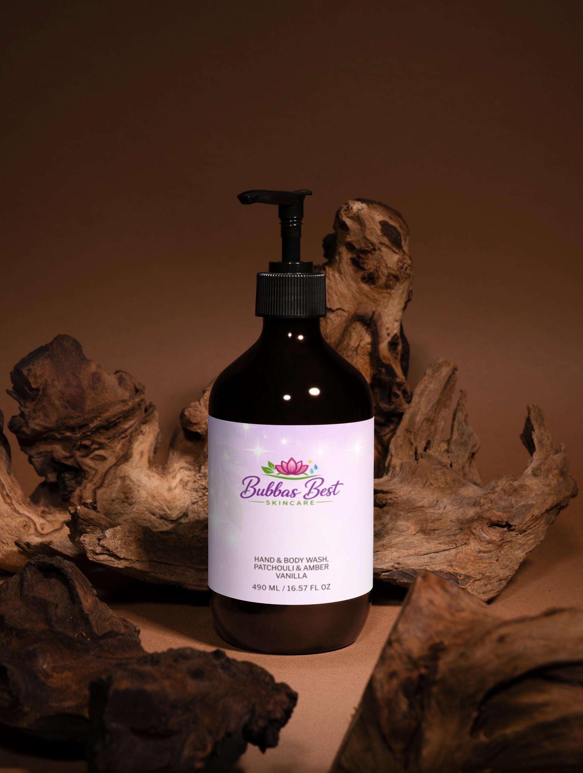 Hand & Body Wash, Patchouli & Amber Vanilla